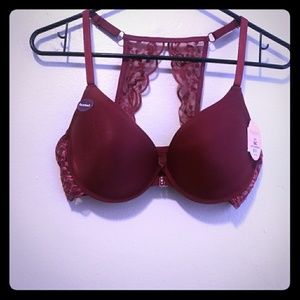 Racerback bra burgundy sz 38c